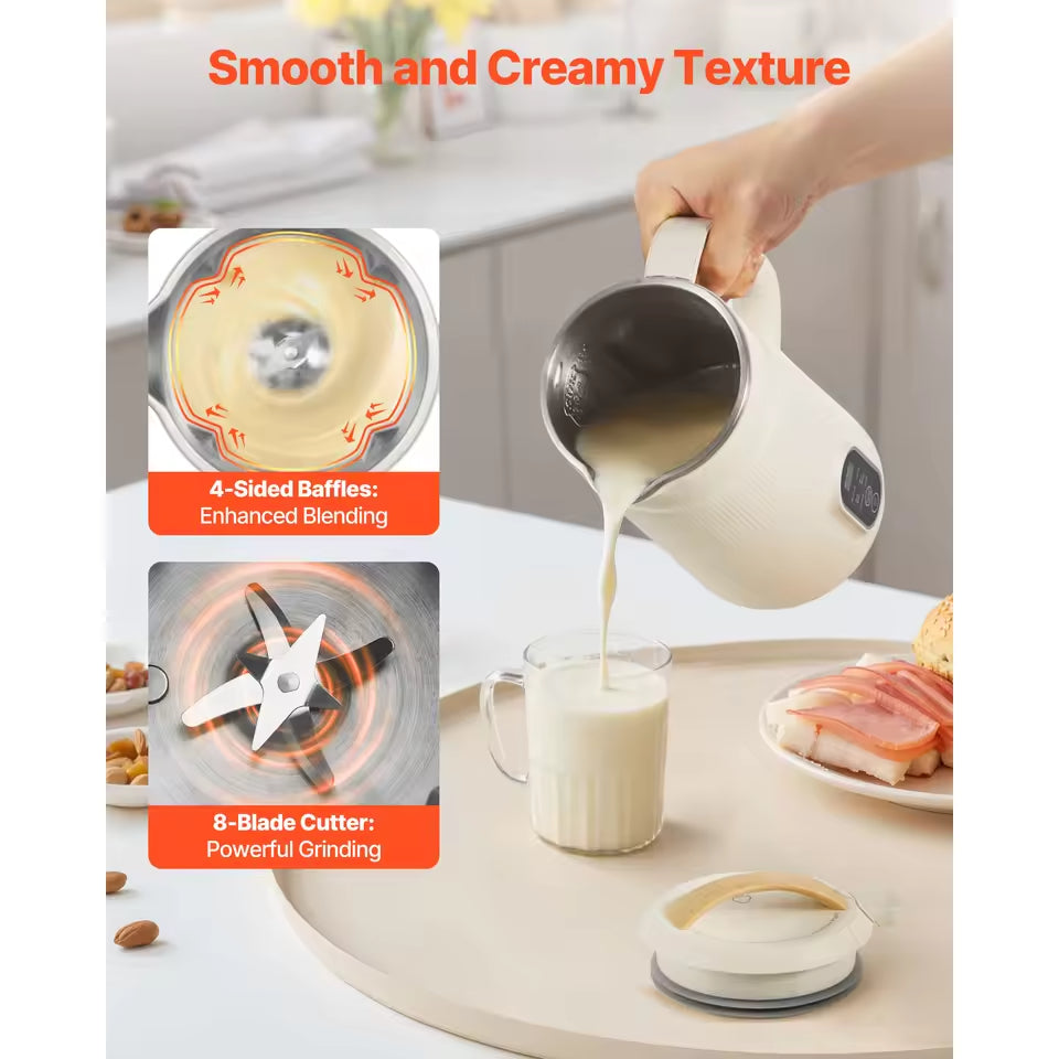 8-in-1 Nut Milk & Soy Milk Maker